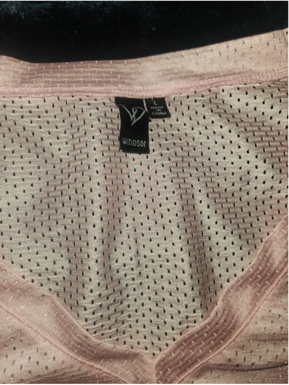 🚨🚨🚨BOGO🚨🚨🚨Windsor Light Pink Mesh Crop Jersey with White '00' Graphic - Picture 4 of 6